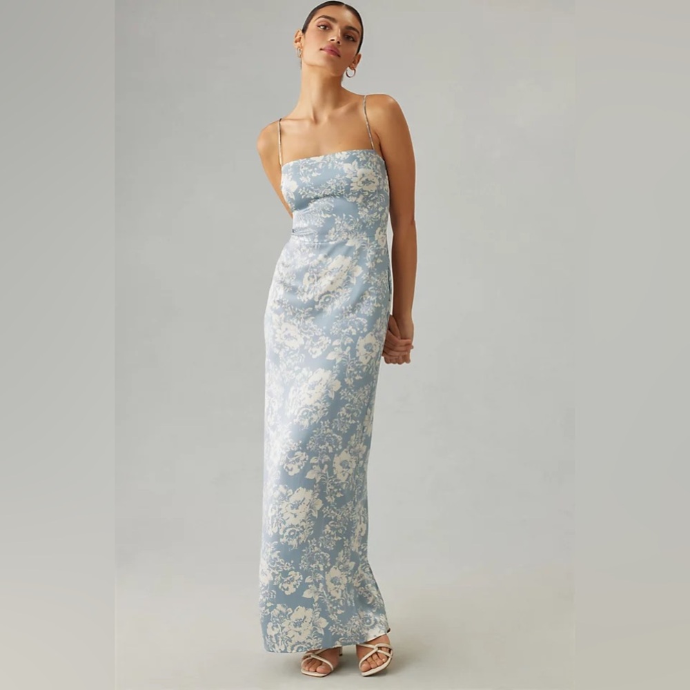 Reformation Frankie Silk Dress Women's Size 6 petite